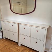 2 mobiletti scarpiera 