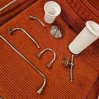 Set accessori bagno cromati