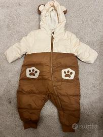 Tuta intera invernale bambino 68-74cm