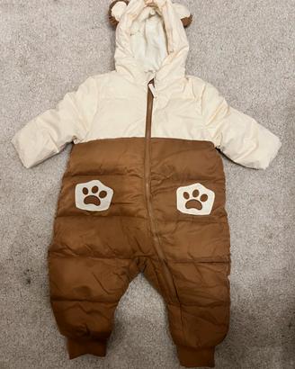 Tuta intera invernale bambino 68-74cm