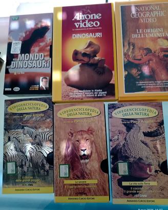 Videocassette anni '90  Piero Angela e altri