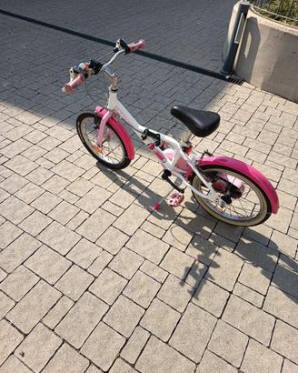 Bici bambina 4-6 anni Btwin 500 16 pollici