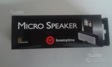 Altoparlante micro Lovemytime per Ipod Mp3