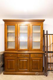 Collezione mobili in noce + specchio e letto