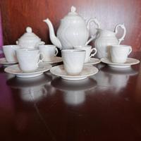 Set da caffè in porcellana bianca Richard Ginori –