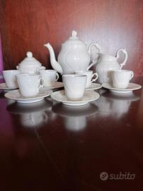 Set da caffè in porcellana bianca Richard Ginori –