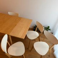 Tavolo Ikea da 4 persone allungabile con 4 sedie