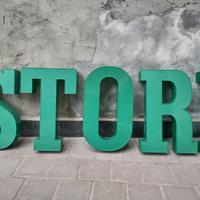 Lettere in plexiglass per arredamento