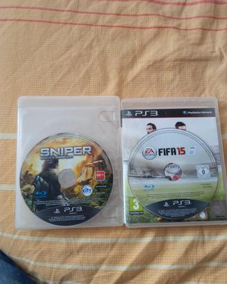 LOTTO 2 GIOCHI PS3 SNIPER+FIFA 15