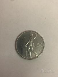 Moneta Lire 50 anno 1978