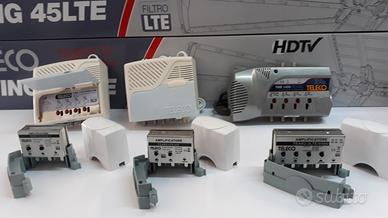 Centralini e amplificatori antenne tv teleco