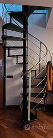 Scala a chiocciola acciaio INOX