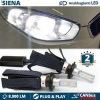 Kit Lampadine LED per Fiat Siena ANABBAGLIANTI 50W