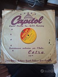 Raro vinile a 78 giri della cantante Patachou