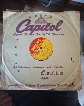 Raro vinile a 78 giri della cantante Patachou