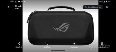 Xbox ally nera più borsetta Asus e più docking