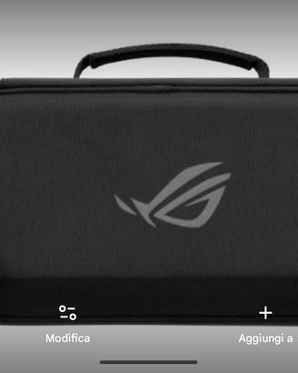 Xbox ally nera più borsetta Asus e più docking