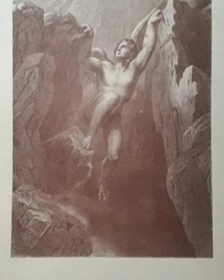 Stampa originale dell'Ottocento 