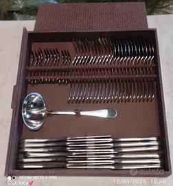 Servizio posate acciaio inox 18/10 made in Italy 