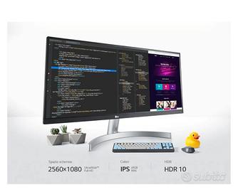 monitor 29 pollici ultraw IPS led HDR 2560 x 1080 