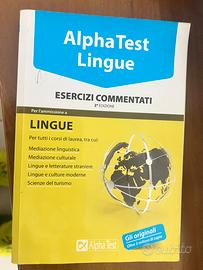 Libro alpha test Lingue
