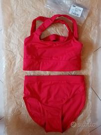 Top incrocio+Slip Dancewear Solutions ®USA red XS