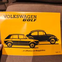 catalogo Volkswagen Golf 1974