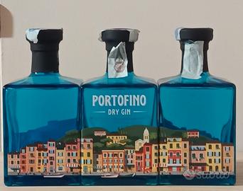 BOTTIGLIE VUOTE DI GIN PORTOFINO COME DA FOTO