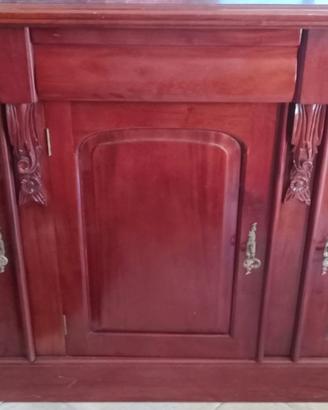 Mobile base credenza