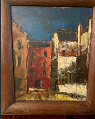 PREGIATOdipintoOLIO"ScenaBURANO"FIRMATOsecoloXX°