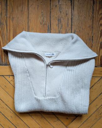 Maglia a coste panna – Terranova (XS/S)