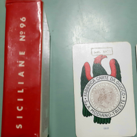 Carte gioco del 1971 Modiano Trieste siciliane 96