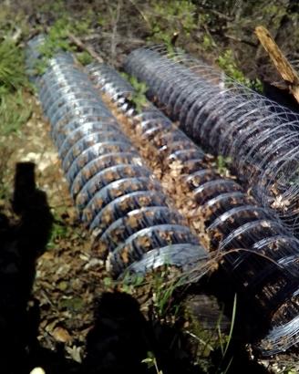 250 metri h200 cm rete elettrosaldata pesante pali