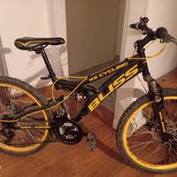 mtb full 24 con freni a disco