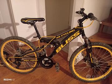 mtb full 24 con freni a disco