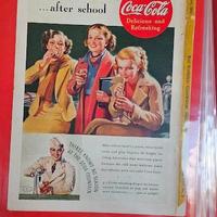 RACCOLTA VINTAGE PUBBLICITA' COCA-COLA AMERICA