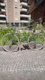 Bici single Speed  tutta cromata