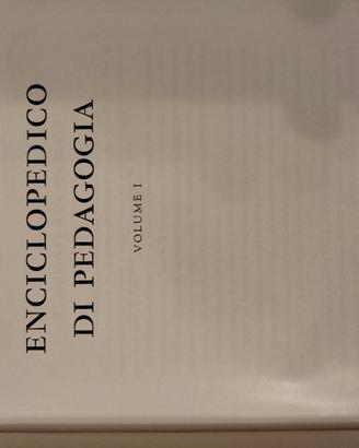Dizionario Enciclopedico di Pedagogia – 4 volumi