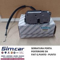 SERRATURA PORTA POST. DX FIAT G.PUNTO