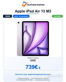 Apple iPad Air 13 M3 128GB Nuovo