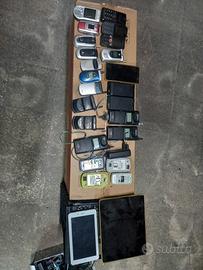 telefoni cellulari vintag in blocco