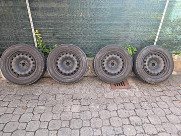 Cerchi in ferro 16 (4x98) + Copricerchi Fiat