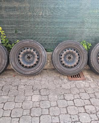 Cerchi in ferro 16 (4x98) + Copricerchi Fiat