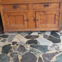 Madia in legno massello - vintage rustica
