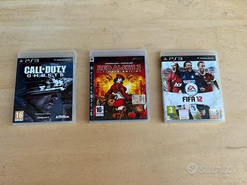 Lotto 3 giochi PS3 completi di istruzioni
