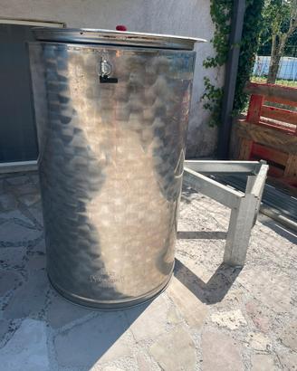 Serbatoio acciaio inox 300l