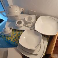 servizio da thè più servizio di piatti Fade