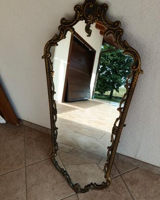specchio ottone bronzato 