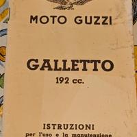 libretto manutenzione moto Guzzi galletto