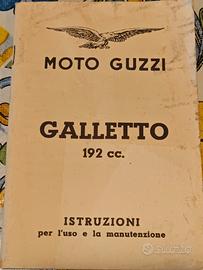 libretto manutenzione moto Guzzi galletto